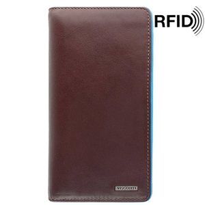 Купюрник з натуральної шкіри з RFID Visconti Alps Jean-Paul ALP88 Italian Brown