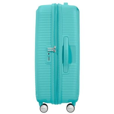 Валіза American Tourister Soundbox із поліпропілену на 4-х колесах 32G*002 Poolside Blue (середня)