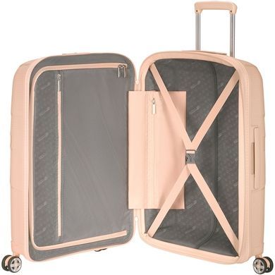 Валіза American Tourister Starvibe із поліпропілену на 4-х колесах MD5*003 Metallic Peach (середня)