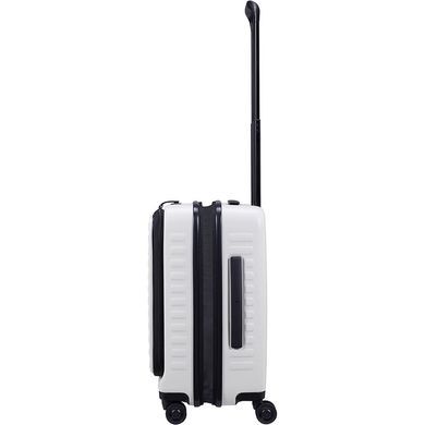 Чемодан Lojel Cubo V4 из поликарбоната на 4-х колесах Lj-1627-15421 Off White (малый) с отделением для ноутбука до 15"