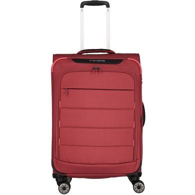 Валіза Travelite Skaii текстильна на 4-х колесах TL092648-12 evening red (середня)