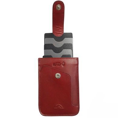 Кредитниця з натуральної шкіри з RFID Tony Perotti Nevada 3821 rosso (червона)