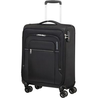 Валіза American Tourister Crosstrack текстильна на 4-х колесах MA3*002 Black/Grey (мала)