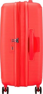Чемодан American Tourister Soundbox из полипропилена на 4-х колесах 32G*002;86 Neon Orange (средний)
