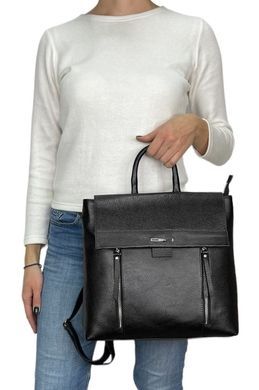 Женский рюкзак Karya из натуральной мелкозернистой кожи KR6021-45 черный