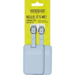Набір адресних бірок American Tourister Ta MF3*002;61 Neptune Blue (2 шт)