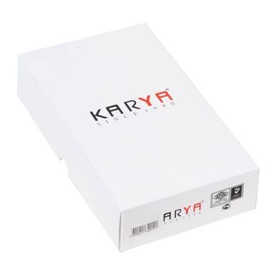Кожаная ключница Karya на молнии KR446-501-2 коричневого цвета