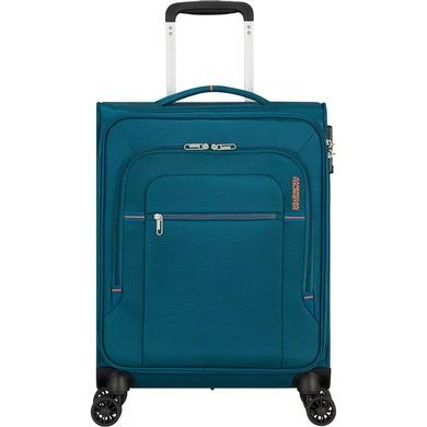 Валіза American Tourister Crosstrack текстильна на 4-х колесах MA3*002 Navy/Orange (мала)