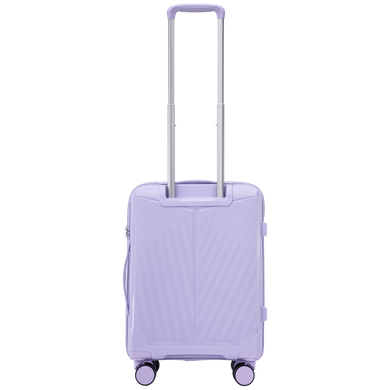 Валіза Wings Cockatiel з поліпропілену на 4-х колесах wg-ckpp-s-wv White purple (мала)