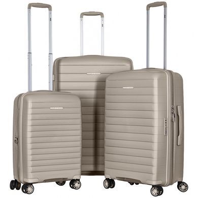 Чемодан 2E Travel Aero из полипропилена на 4-х колесах 2e-spp-aero-m-tp taupe (средний)