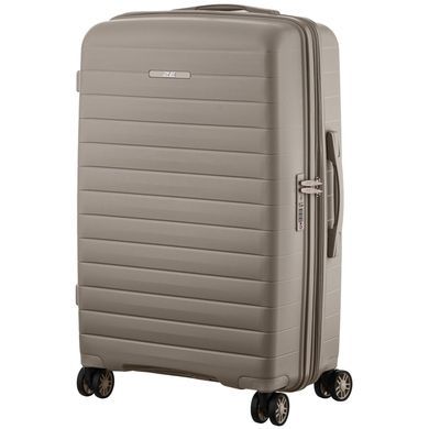 Чемодан 2E Travel Aero из полипропилена на 4-х колесах 2e-spp-aero-m-tp taupe (средний)