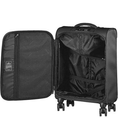 Чемодан текстильный на 4-х колесах March Classic 2463 Black (малый)