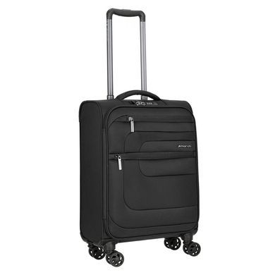 Чемодан текстильный на 4-х колесах March Classic 2463 Black (малый)