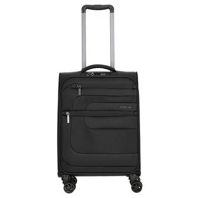 Чемодан текстильный на 4-х колесах March Classic 2463 Black (малый)