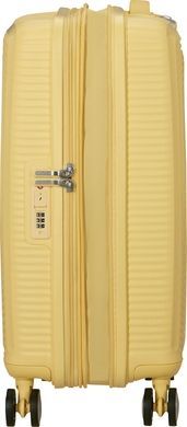 Чемодан American Tourister Soundbox из полипропилена на 4-х колесах 32G*001 Pastel Yellow (малый)