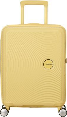 Чемодан American Tourister Soundbox из полипропилена на 4-х колесах 32G*001 Pastel Yellow (малый)