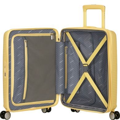 Чемодан American Tourister Soundbox из полипропилена на 4-х колесах 32G*001 Pastel Yellow (малый)