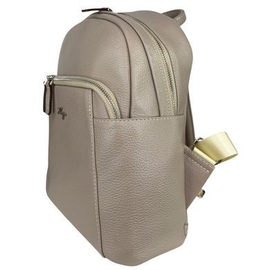 Жіночий рюкзак Karya на один відділ з зернистої шкіри KR6008-50 темно-бежевого кольору