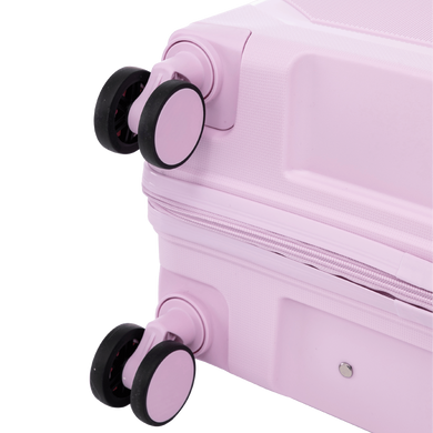 Чемодан Wings Cockatiel из полипропилена на 4-х колесах wg-ckpp-s-wp White pink (малый)