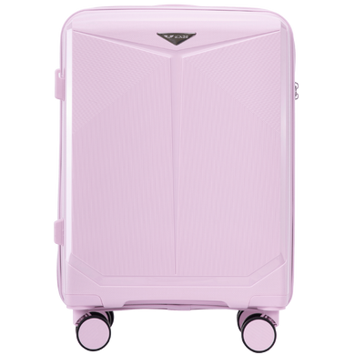 Чемодан Wings Cockatiel из полипропилена на 4-х колесах wg-ckpp-s-wp White pink (малый)
