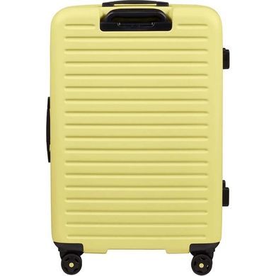Валіза Samsonite StackD із полікарбонату Macrolon на 4-х колесах KF1*002 Pastel Yellow (середня)