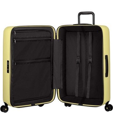 Валіза Samsonite StackD із полікарбонату Macrolon на 4-х колесах KF1*002 Pastel Yellow (середня)