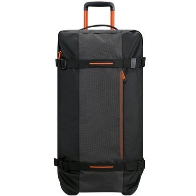 Сумка дорожная с пропиткой от влаги на 2-х колесах American Tourister Urban Track MD1*103 LMTD Black/Orange (большая)