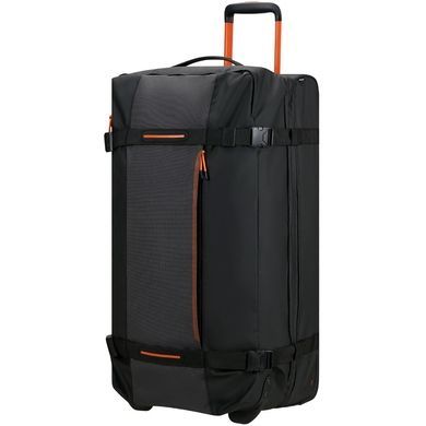 Сумка дорожная с пропиткой от влаги на 2-х колесах American Tourister Urban Track MD1*103 LMTD Black/Orange (большая)