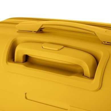 Чемодан 2E Travel Aero из полипропилена на 4-х колесах 2e-spp-aero-m-ay amber yellow (средний)