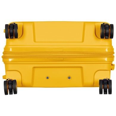 Чемодан 2E Travel Aero из полипропилена на 4-х колесах 2e-spp-aero-m-ay amber yellow (средний)