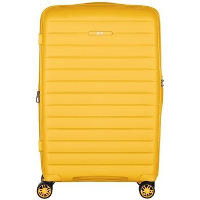 Чемодан 2E Travel Aero из полипропилена на 4-х колесах 2e-spp-aero-m-ay amber yellow (средний)