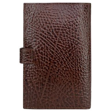 Шкіряне портмоне Karya з відділенням для паспорту KR0498-07 коньячного кольору