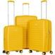 Чемодан 2E Travel Aero из полипропилена на 4-х колесах 2e-spp-aero-m-ay amber yellow (средний)