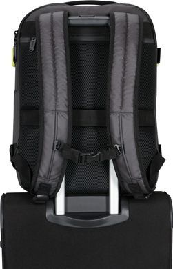Рюкзак American Tourister Urban Track с пропиткой от влаги и ноутбука до 15,6" MD1*212 LMTD Black/Lime