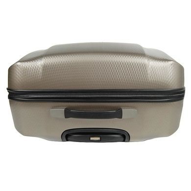 Валіза Titan Xenon Deluxe з полікарбонату на 4-х колесах 816404 (велика), 40-XenonDeluxe-Champagne, Велика L, 3,9 кг, 100-125 літрів, 113 л, 53 х 74 х 31 см, Одинарна, від 3 до 4 кг, Без розширення, Бежевий