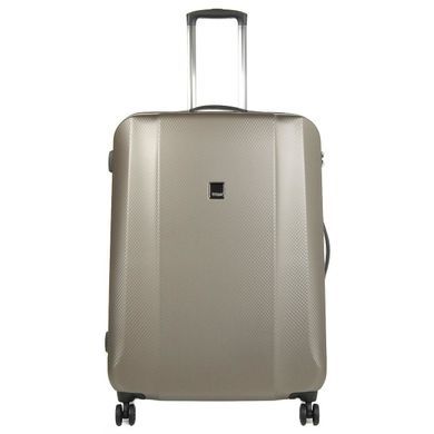 Валіза Titan Xenon Deluxe з полікарбонату на 4-х колесах 816404 (велика), 40-XenonDeluxe-Champagne, Велика L, 3,9 кг, 100-125 літрів, 113 л, 53 х 74 х 31 см, Одинарна, від 3 до 4 кг, Без розширення, Бежевий
