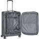 Чемодан Roncato GATEWAY  текстильный на 4-х колесах с расширением 416242 Graphite (средняя)