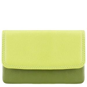 Ключниця з натуральної шкіри з RFID Visconti Rainbow Tahiti RB99 Plum Multi, Lime Multi (Лаймовий мультицвіт), Натуральна шкіра, Гладка