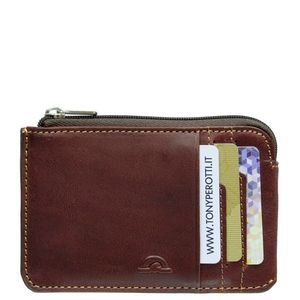 Кредитница с RFID защитой Tony Perotti из натуральной кожи Nevada 3825 коричневая
