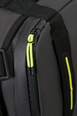 Рюкзак-сумка American Tourister Urban Track S для ручной клади в Wizz Air/Ryanair с пропиткой от влаги MD1*216 LMTD Black/Lime