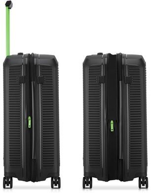 Чемодан Roncato Arcade из полипропилена на 4-х колесах и расширением 418402 Nero (средний)