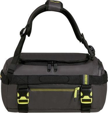 Рюкзак-сумка American Tourister Urban Track S для ручной клади в Wizz Air/Ryanair с пропиткой от влаги MD1*216 LMTD Black/Lime