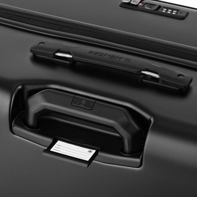 Чемодан Wenger Amplix фронтальное открытие из поликарбоната на 4-х колесах 653326 черный (средний)