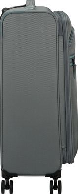 Легка валіза American Tourister AeroSpin текстильна на 4-х колесах MH6*002;18 Stone Basalt (середня)
