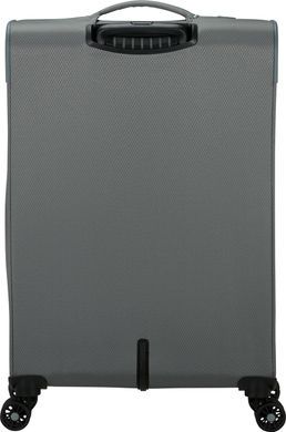 Легка валіза American Tourister AeroSpin текстильна на 4-х колесах MH6*002;18 Stone Basalt (середня)