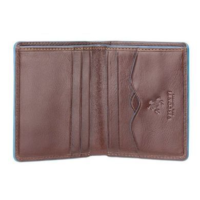 Портмоне з натуральної шкіри Visconti Alps Smith ALP84 Italian Brown