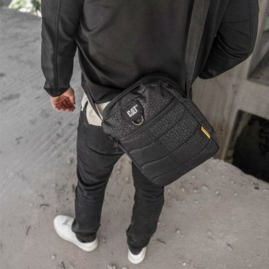 Сумка повсякденна CAT Millennial Classic з відділенням для планшета 84058;478 Black Heat Embossed