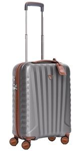 Чемодан Roncato E-Lite из поликарбоната на 4-х колесах 5233/3445 Titanium/Cognac (малый)