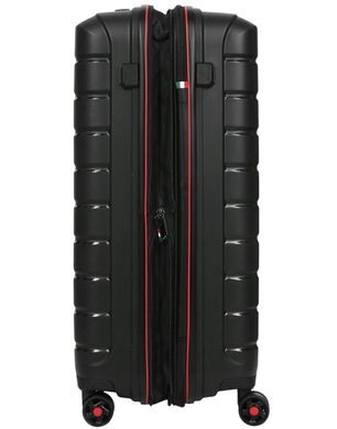 Чемодан Roncato B-Flying Move из полипропилена на 4-х колесах с расширением 418182 Smoke Black (средний)