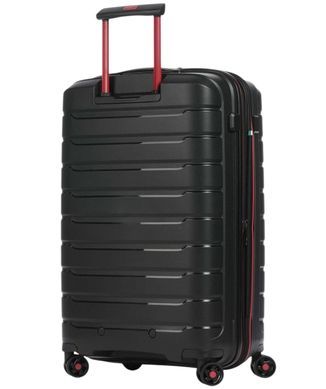 Чемодан Roncato B-Flying Move из полипропилена на 4-х колесах с расширением 418182 Smoke Black (средний)